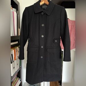 1990’s Women's Black Wool Coat